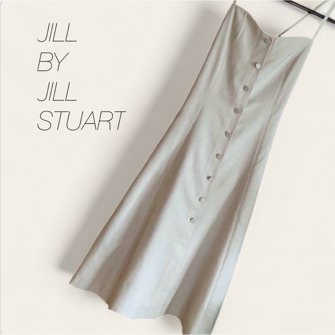 JILL by JILLSTUART(ジルバイジルスチュアート)のジルバイジルスチュアートジャンスカ ミディワンピース 大人可愛い 春夏 レディースのワンピース(ロングワンピース/マキシワンピース)の商品写真