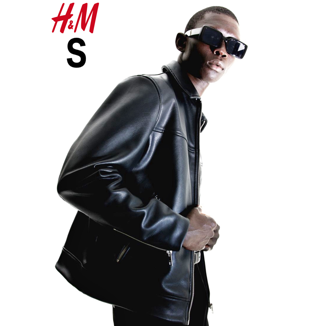 エイチアンドエム H&M レザージャケット - ジャケット・アウター