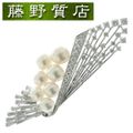 MIKIMOTO （美品）ミキモト パール ダイヤ 帯留め 和装小物 Pt