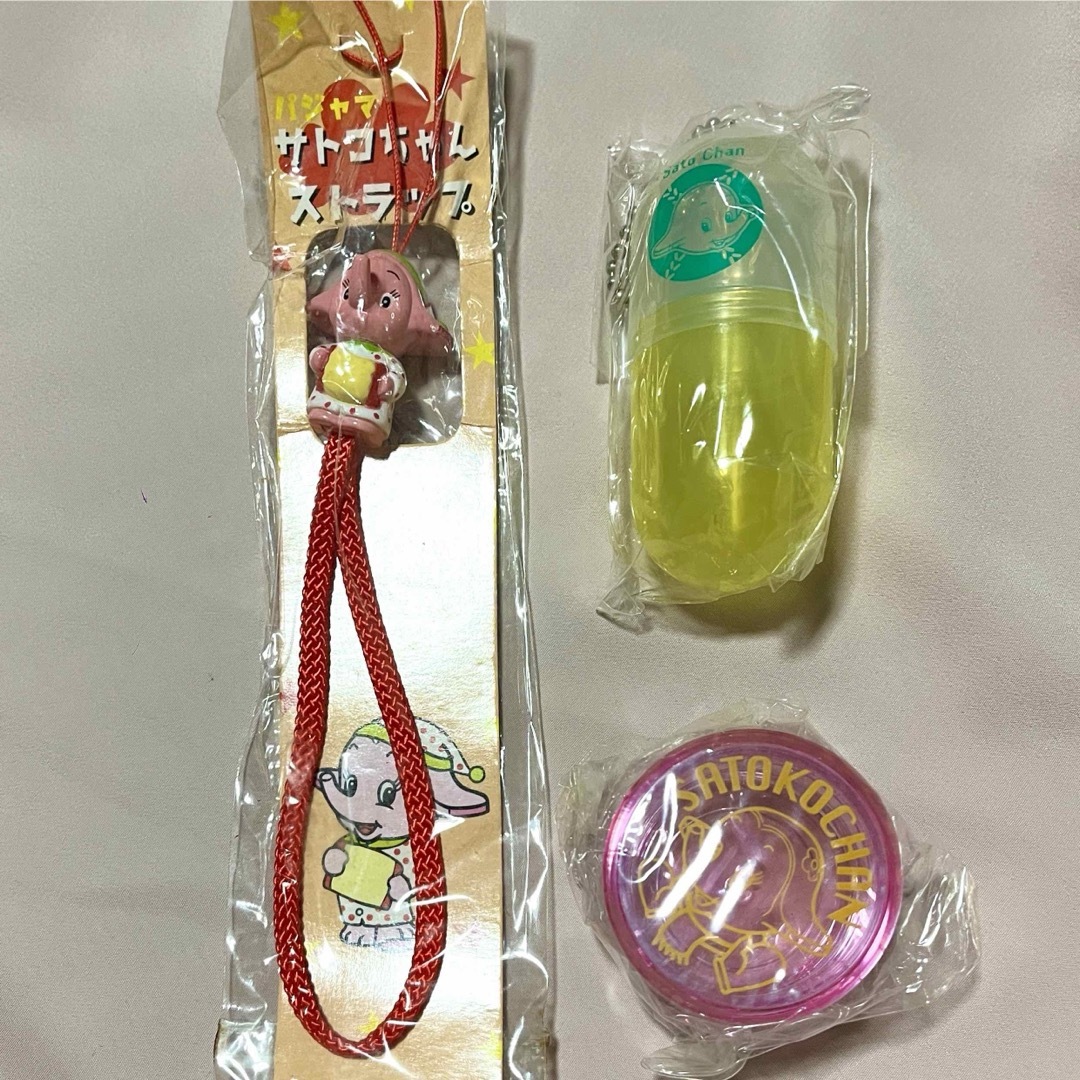 Sato Pharmaceautical(サトウセイヤク)の新品未使用 sato さとちゃん さとこちゃん 非売品 3点セット エンタメ/ホビーのコレクション(ノベルティグッズ)の商品写真