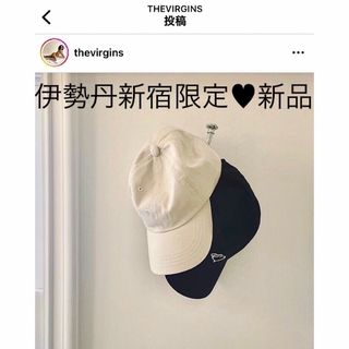 ザヴァージンズ(the Virgins)の新宿伊勢丹限定♥新品‪‪♥theVirgins‪‪♥bijou cap‪‪♥(キャップ)