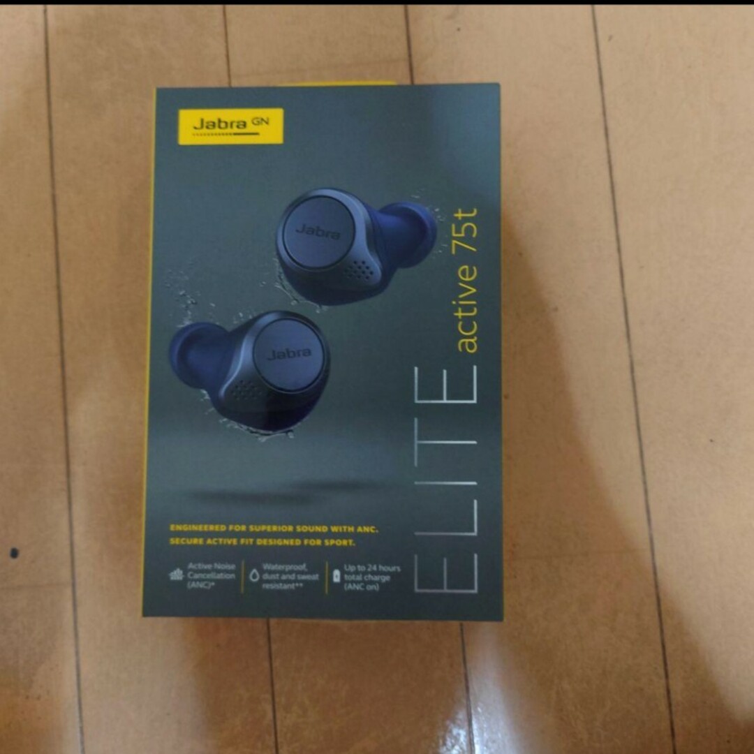 Jabra 完全ワイヤレスイヤホン Elite Active 75t ネイビースマホ/家電/カメラ