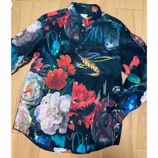 ポールスミス(Paul Smith)の【美品】ポールスミス classical still life ボタニカル M(シャツ)