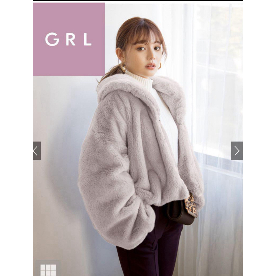 GRL - 【送料込】新品未使用グレイル人気ファーコートベージュ GRL - 【送料込】新品未使用グレイル人気ファーコートベージュ