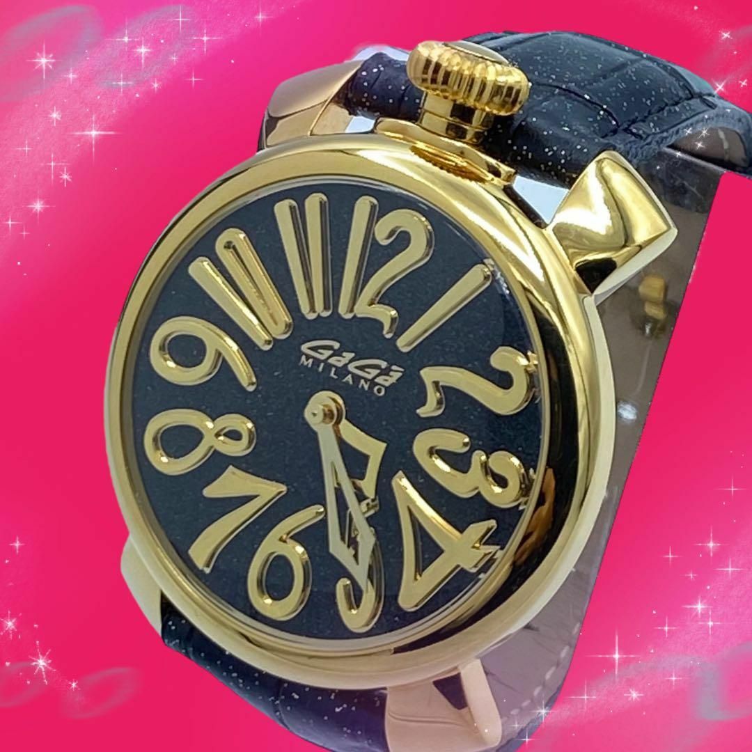 GaGa MILANO(ガガミラノ)の《美品　稼動品》ガガミラノ　5223.01  マヌアーレ40  レディース腕時計 レディースのファッション小物(腕時計)の商品写真