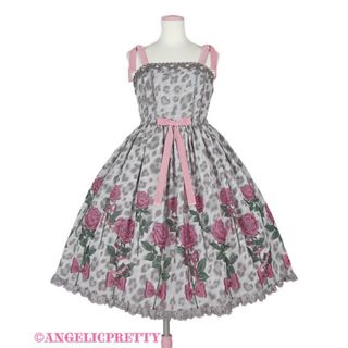 アンジェリックプリティー(Angelic Pretty)のAngelic Pretty Rebecca Leopardジャンパースカート(ひざ丈ワンピース)