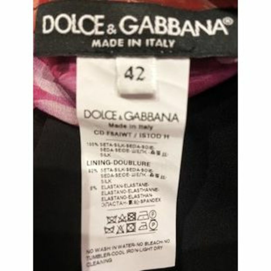 DOLCE&GABBANA - 【DOLCE&GABBANA】フローラル シルクシフォン DOLCE&GABBANA - 【DOLCE&GABBANA】フローラル シルクシフォン
