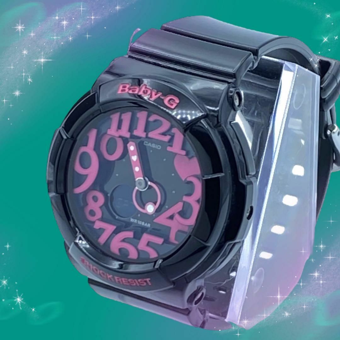 Hirachanレディース時計《美品　稼動品》　カシオ　Baby-G  防水　レディース腕時計　クォーツ