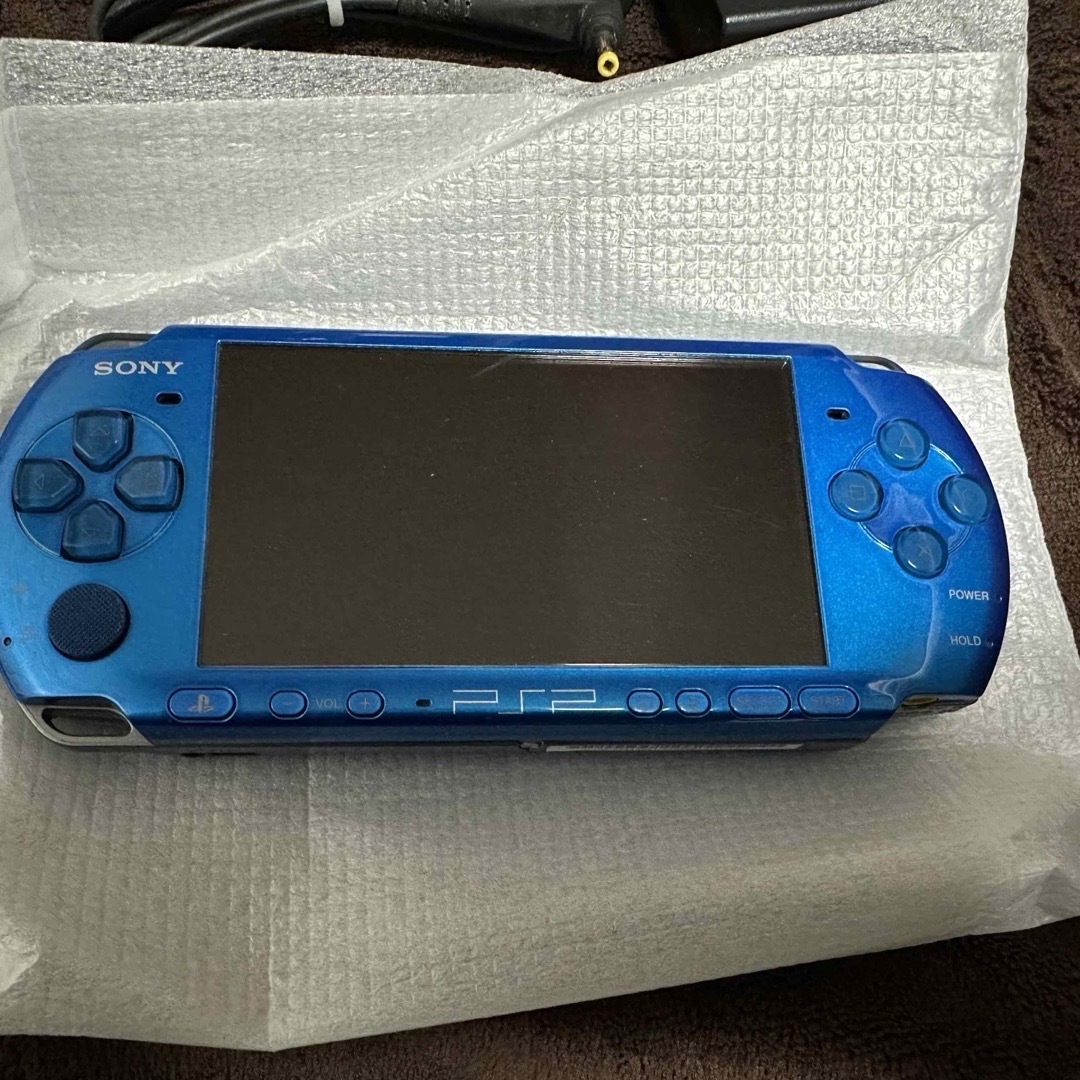 ネット店 PSP バイブラント・ブルー (PSP-3000VB) ソフト付き モンハン