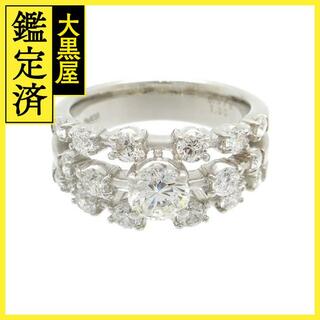 ダイヤモンド　リング　PT　プラチナ　10.5号　【200】(リング(指輪))
