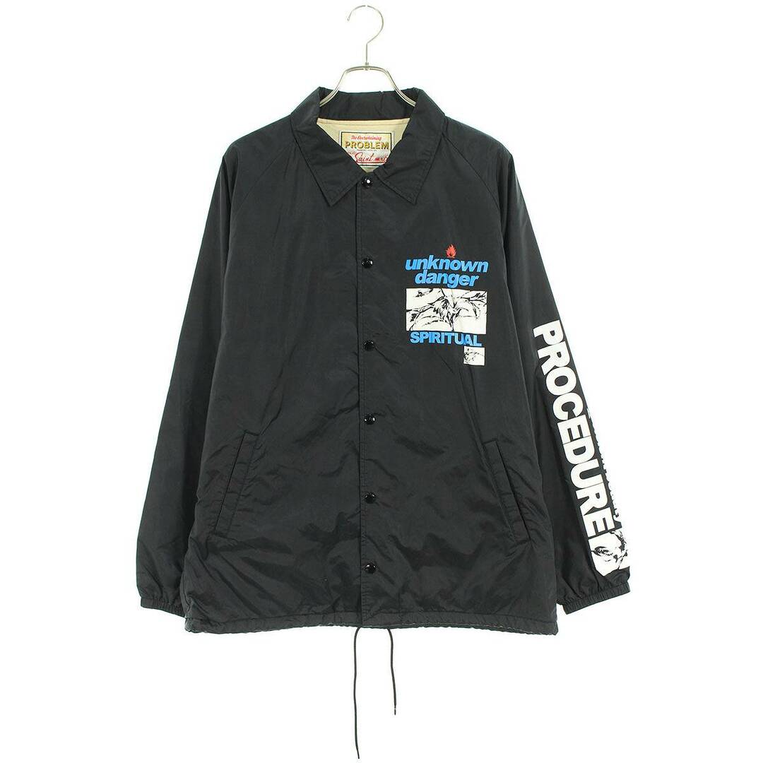 メンズセントマイケル SAINT MICHAEL  23SS  COACH JACKET SM-S23-0000-066 プリントコーチジャケットブルゾン メンズ XL