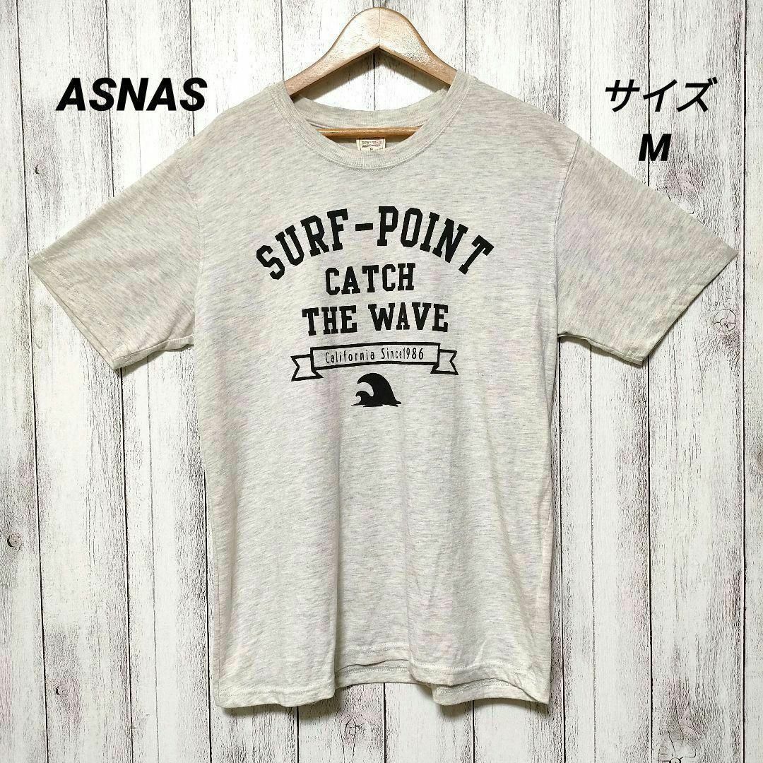 ASNAS (M)　Tシャツ メンズのトップス(Tシャツ/カットソー(半袖/袖なし))の商品写真