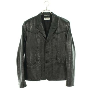 サンローラン(Saint Laurent)のサンローランパリ  19SS  551472 Y5RD2 3ボタンカーフレザージャケット メンズ 50(レザージャケット)