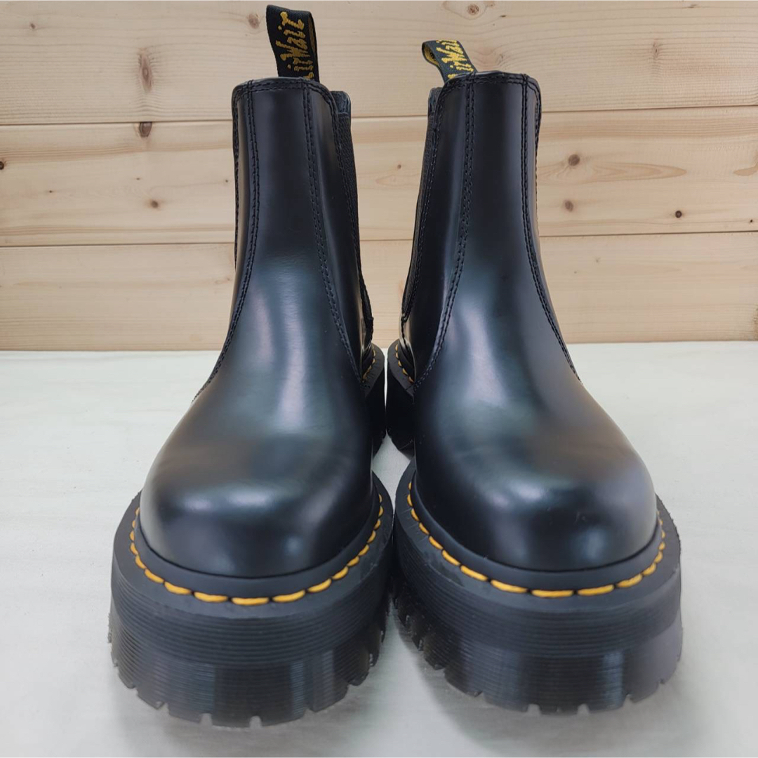 【新品】Dr.Martens Quad サイドゴア チェルシーブーツ UK6 黒