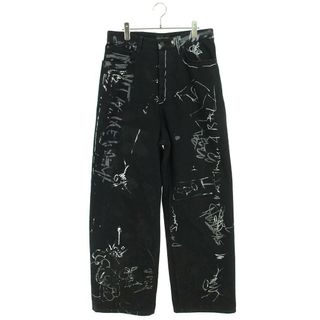 バレンシアガ(Balenciaga)のバレンシアガ  745223 TNW11/GRAFFITI BAGGY グラフィティバギーデニムパンツ メンズ XS(デニム/ジーンズ)