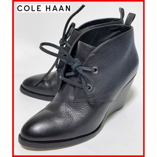 コールハーン(Cole Haan)のコールハーン 7≒23.5cm相当 ショートブーツ 黒 I(ブーツ)