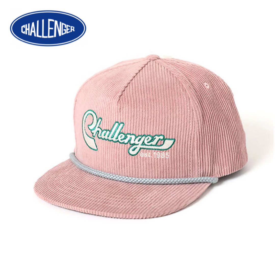 チャレンジャー CHALLENGER コーデュロイ キャップ PINK 長瀬 チャレンジャー CHALLENGER コーデュロイ キャップ PINK 長瀬