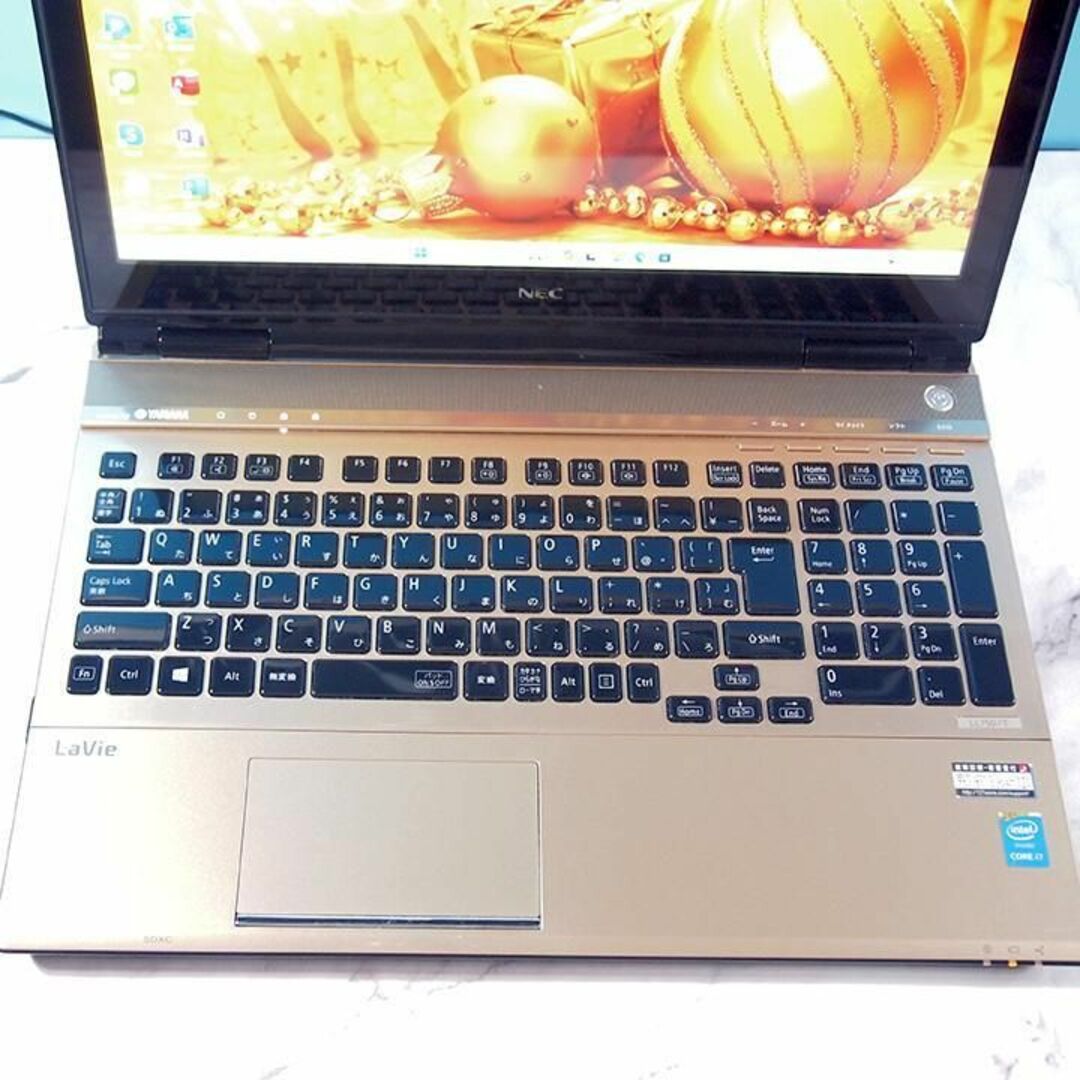 NEC(エヌイーシー)のCore i7✨メモリ16GB✨フルHD✨SSD✨ブルーレイ搭載ノートパソコン スマホ/家電/カメラのPC/タブレット(ノートPC)の商品写真