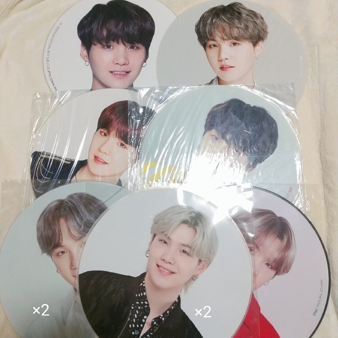 【BTS】 ユンギ SUGA IMAGE PICKET うちわ セットCD