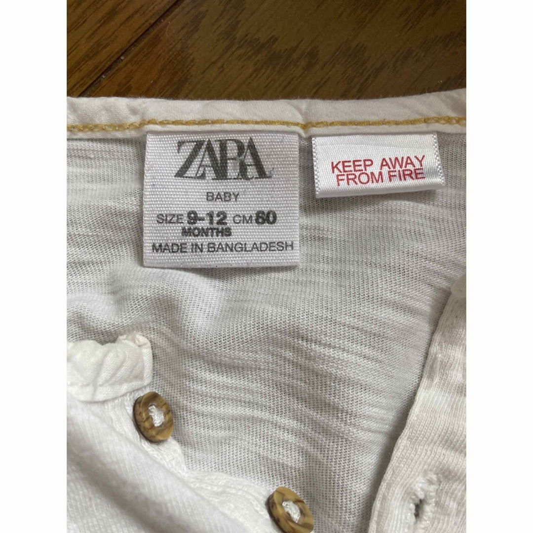 ZARA(ザラ)のZARA ザラ　ロンT 七分丈　長袖　３枚セット キッズ/ベビー/マタニティのベビー服(~85cm)(Ｔシャツ)の商品写真