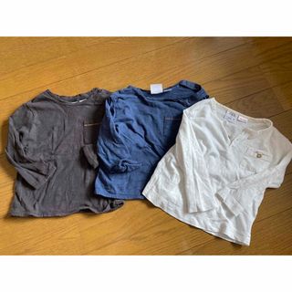 ザラ(ZARA)のZARA ザラ　ロンT 七分丈　長袖　３枚セット(Ｔシャツ)