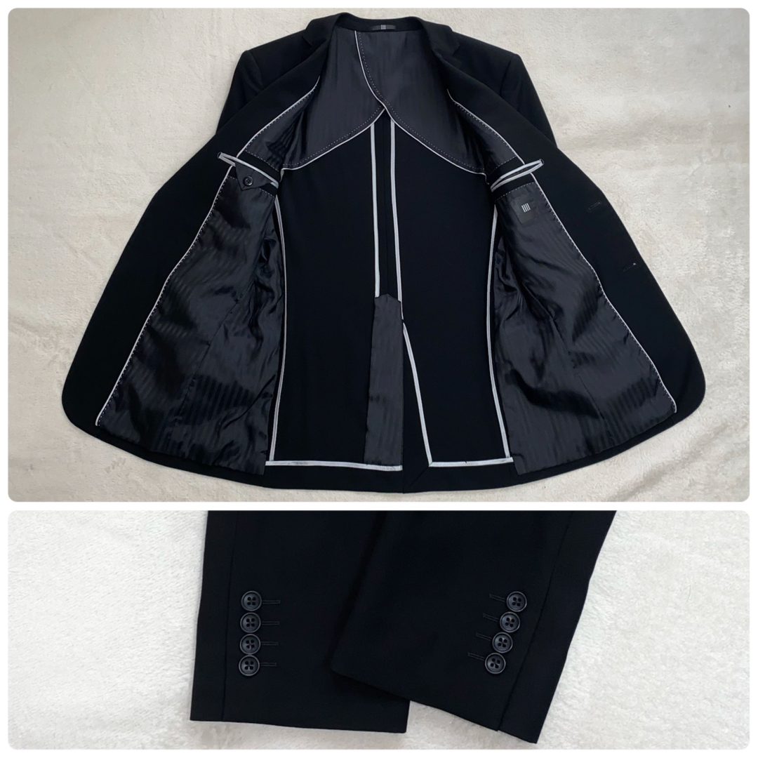THE SUIT COMPANY(スーツカンパニー)のSUITSELECT ブラックスーツ　96/A7  L位　オールシーズン　通年 メンズのスーツ(セットアップ)の商品写真