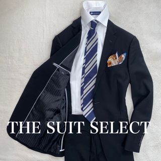 スーツカンパニー(THE SUIT COMPANY)のSUITSELECT ブラックスーツ　96/A7  L位　オールシーズン　通年(セットアップ)