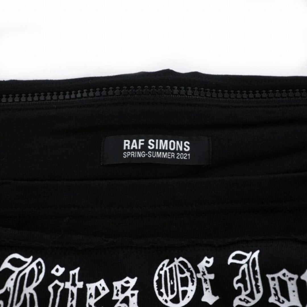 RAF SIMONS(ラフシモンズ)のラフシモンズ RAF SIMONS 21SS パッチワーク ショルダーバッグ 黒 メンズのバッグ(トートバッグ)の商品写真