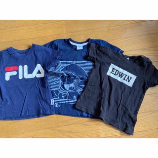 フィラ(FILA)のFILA EDWIN SNOOPY３枚Tシャツセット青(Tシャツ/カットソー)