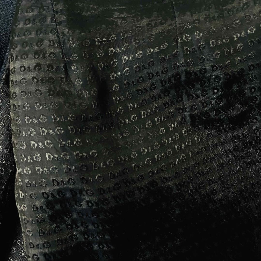 D&G(ディーアンドジー)の【美品】D&G  セットアップ　裏地シャドウ総柄　モヘア　イビー メンズのスーツ(セットアップ)の商品写真