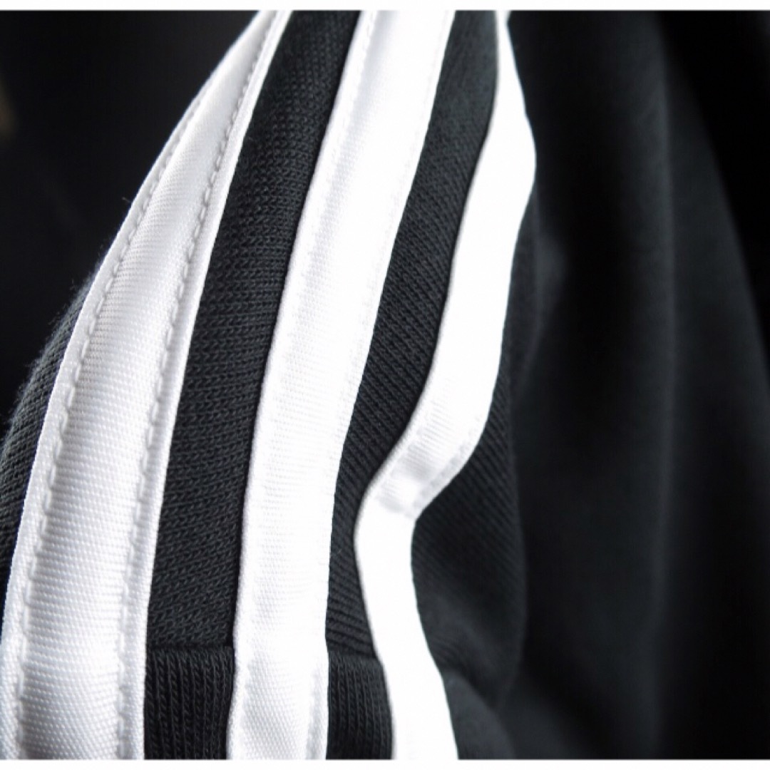 adidas(アディダス)の【adidas/アディダス】フレンチテリー フルジップパーカー・ L・ブラック メンズのトップス(パーカー)の商品写真