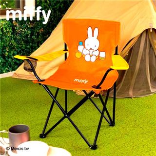 ミッフィー(miffy)の【キャンプチェア】タイトーくじ ミッフィーとすてきなキャンプ ラストハッピー賞(テーブル/チェア)