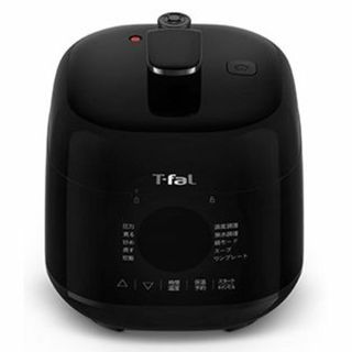 ティファール(T-fal)の★CY3408JP 電気圧力鍋 ラクラ クッカー ミニ 電気圧力鍋 ブラック 黒(調理機器)