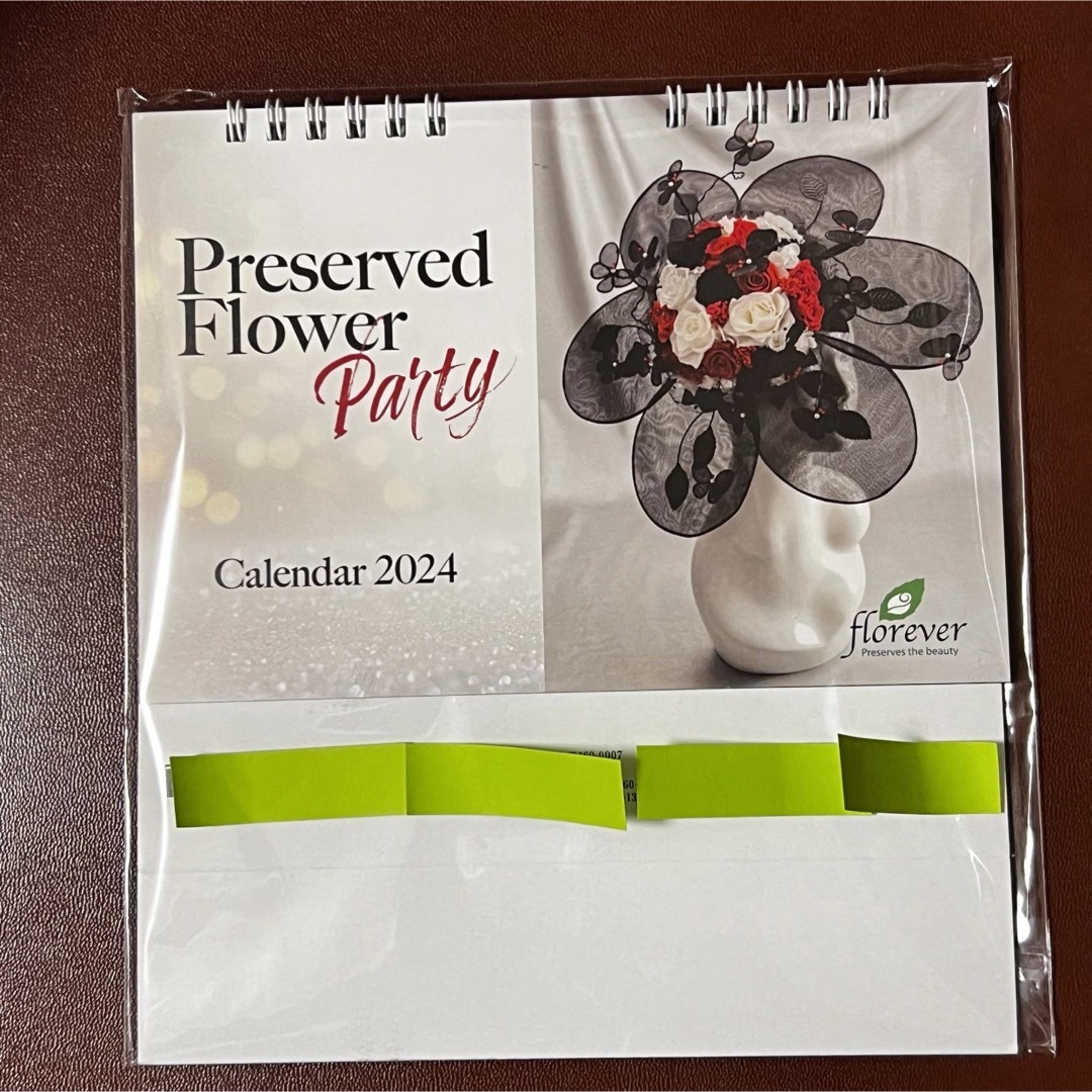 Preserved Flower Party  2024  卓上カレンダー インテリア/住まい/日用品の文房具(カレンダー/スケジュール)の商品写真