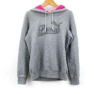 プーマ(PUMA)のプーマ パーカー 長袖 スウェット スエット スポーツウエア トップス レディース Lサイズ グレー PUMA(パーカー)