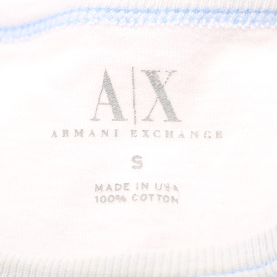 ARMANI EXCHANGE(アルマーニエクスチェンジ)のアルマーニエクスチェンジ Tシャツ 半袖 ロゴプリント コットン100％ トップス レディース Sサイズ ホワイト ARMANI EXCHANGE レディースのトップス(Tシャツ(半袖/袖なし))の商品写真