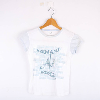 アルマーニエクスチェンジ(ARMANI EXCHANGE)のアルマーニエクスチェンジ Tシャツ 半袖 ロゴプリント コットン100％ トップス レディース Sサイズ ホワイト ARMANI EXCHANGE(Tシャツ(半袖/袖なし))