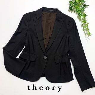 セオリー(theory)の【theory】セオリー テーラードジャケット シングルボタン ブラウン(テーラードジャケット)