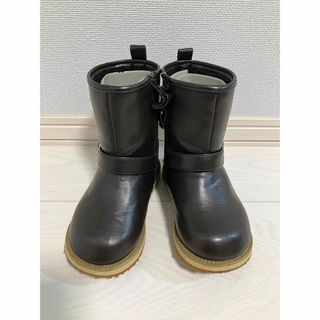 North Date キッズブーツ レザー調子供用 15cm ブラウン(ブーツ)