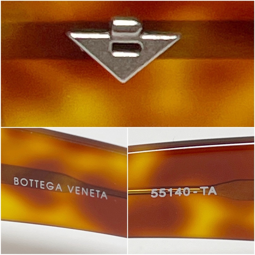 Bottega Veneta(ボッテガヴェネタ)のBOTTEGAVENETA ボッテガヴェネタ サングラス スクエア ブラウン レディースのファッション小物(サングラス/メガネ)の商品写真