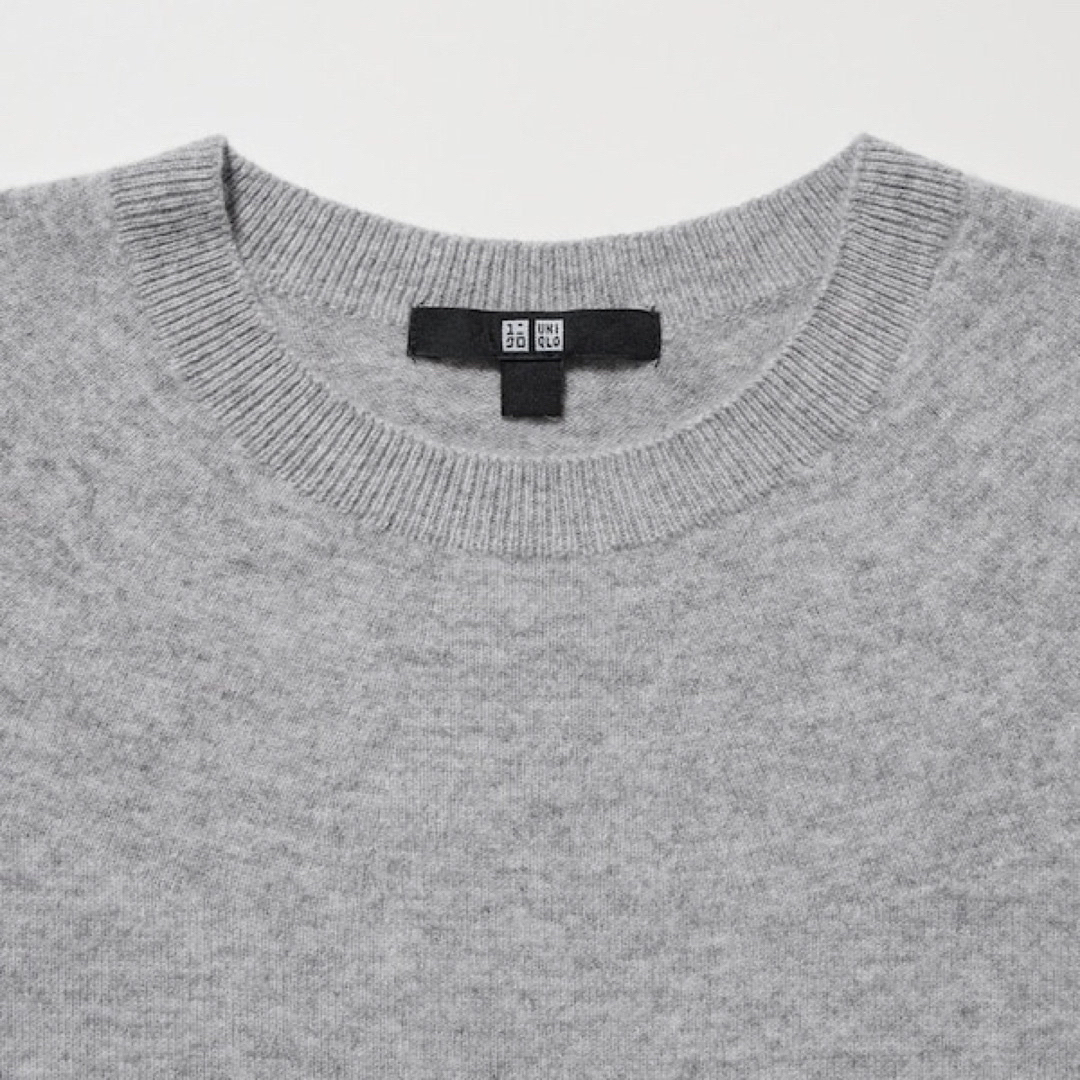 UNIQLO - 【新品タグ付き】ユニクロ3Dカシミヤクルーネック UNIQLO - 【新品タグ付き】ユニクロ3Dカシミヤクルーネック