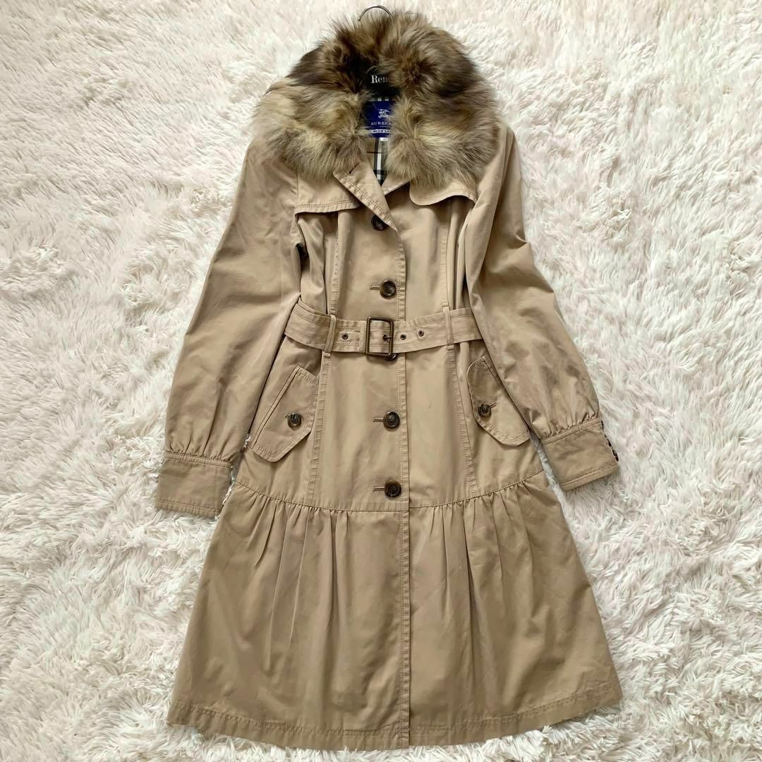 BURBERRY BLUE LABEL - 美品✨バーバリー トレンチコート ノバチェック