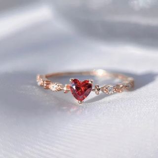 アパルトモンドゥーズィエムクラス(L'Appartement DEUXIEME CLASSE)の【Design Heart Ring】#021(リング(指輪))