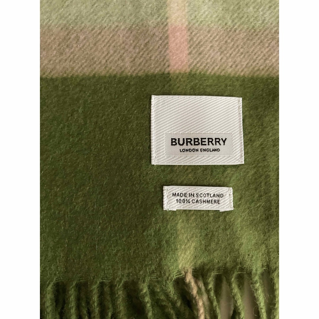 BURBERRY(バーバリー)の【美品】BURBERRY カシミヤマフラー レディースのファッション小物(マフラー/ショール)の商品写真