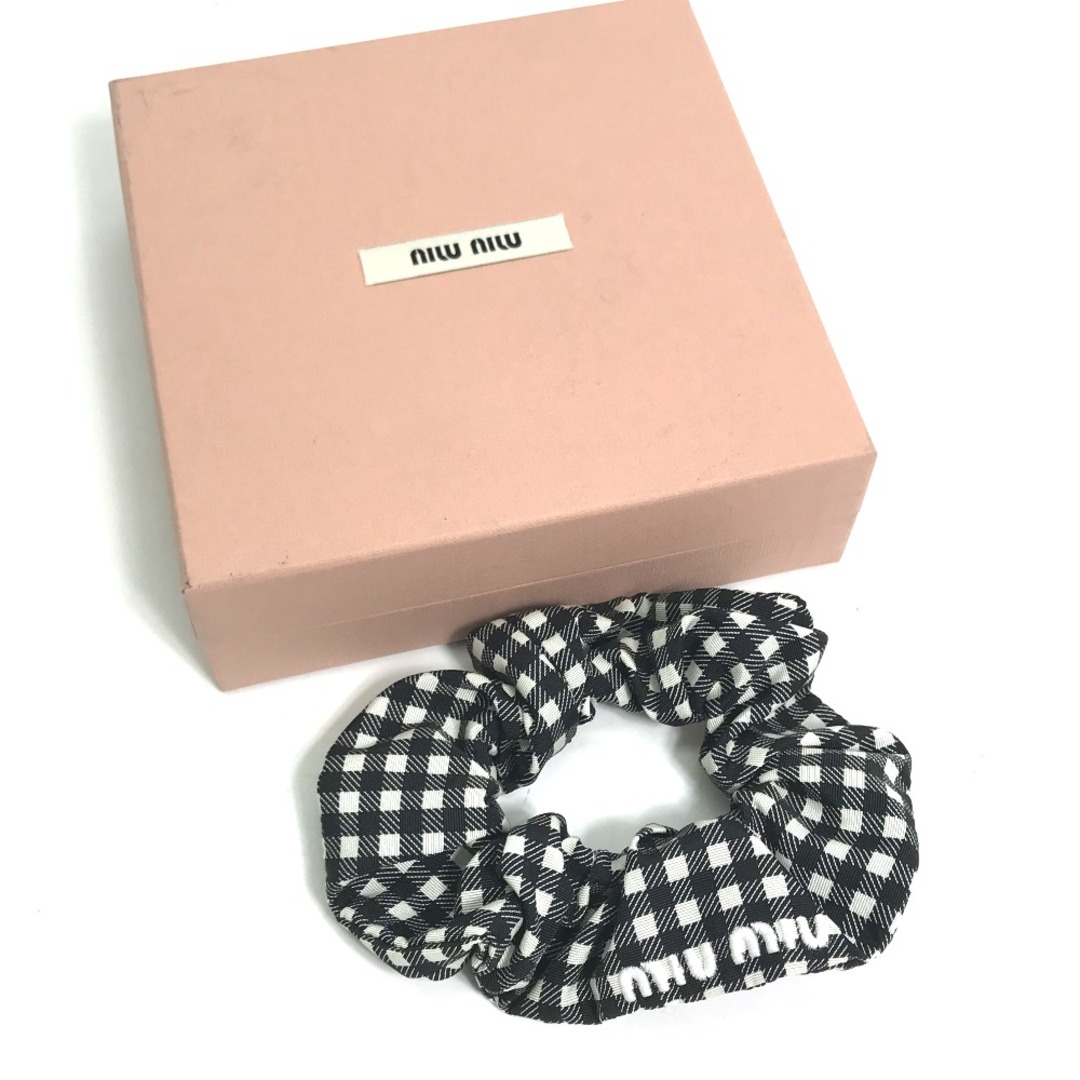 MIU MIU - ミュウミュウ MIUMIU チェック ロゴ ヘアアクセサリー MIU MIU - ミュウミュウ MIUMIU チェック ロゴ ヘアアクセサリー
