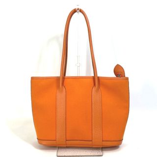 エルメス(Hermes)のエルメス HERMES ガーデンジップPM ショルダーバッグ 肩掛け カバン トートバッグ トワルオフィシエ M□刻 オレンジ(トートバッグ)