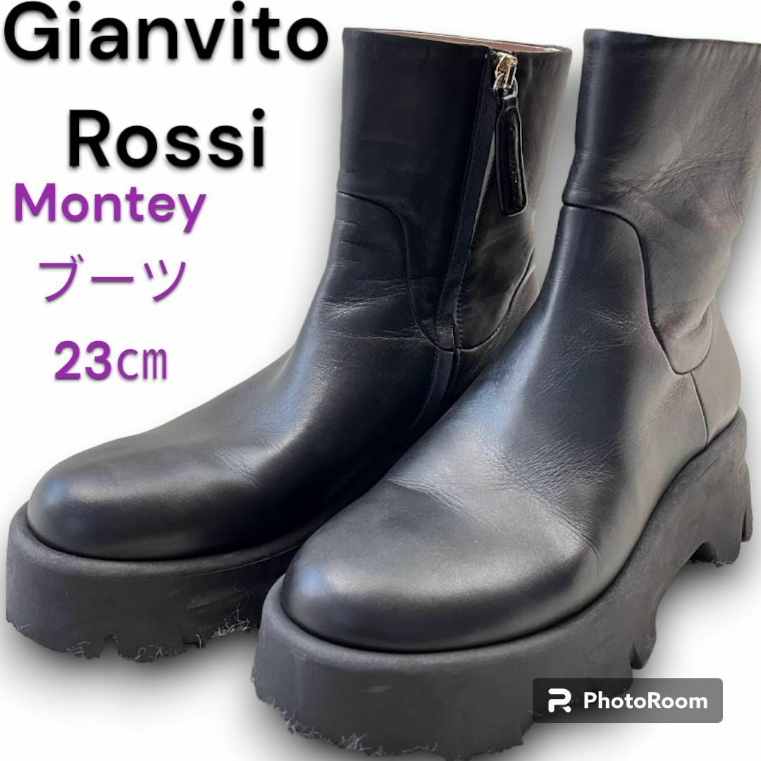 Gianvito Rossi ロングブーツ 黒 37サイズ