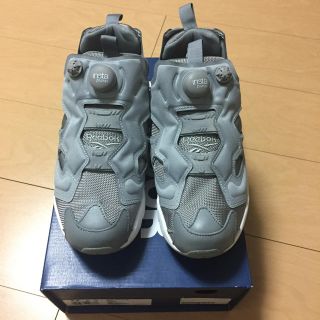 リーボック(Reebok)のインスタ ポンプフューリー グレー 24.5(スニーカー)