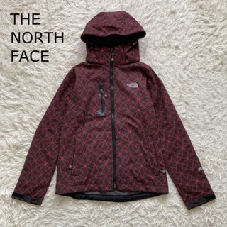 ザノースフェイス(THE NORTH FACE)のTHE NORTH FACE ナイロンジャケット マウンテンパーカー 総柄 L(ナイロンジャケット)