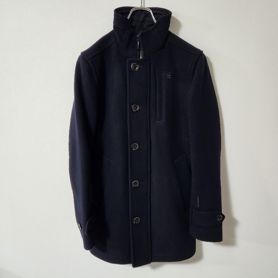 G-STAR RAW ネイビー S ボタン付きロングコート - メルカリ G-STAR RAW ネイビー S ボタン付きロングコート - メルカリ